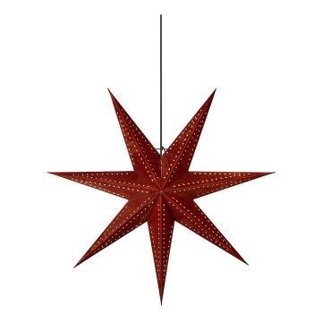Markslöjd 705808 - Decoração de Natal EMBLA 1xE14/25W/230V diâmetro 75 cm vermelho
