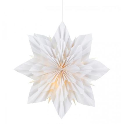 Markslöjd 705836 - Decoração exterior NEELA 1xE14/25W/230V d. 48 cm branco