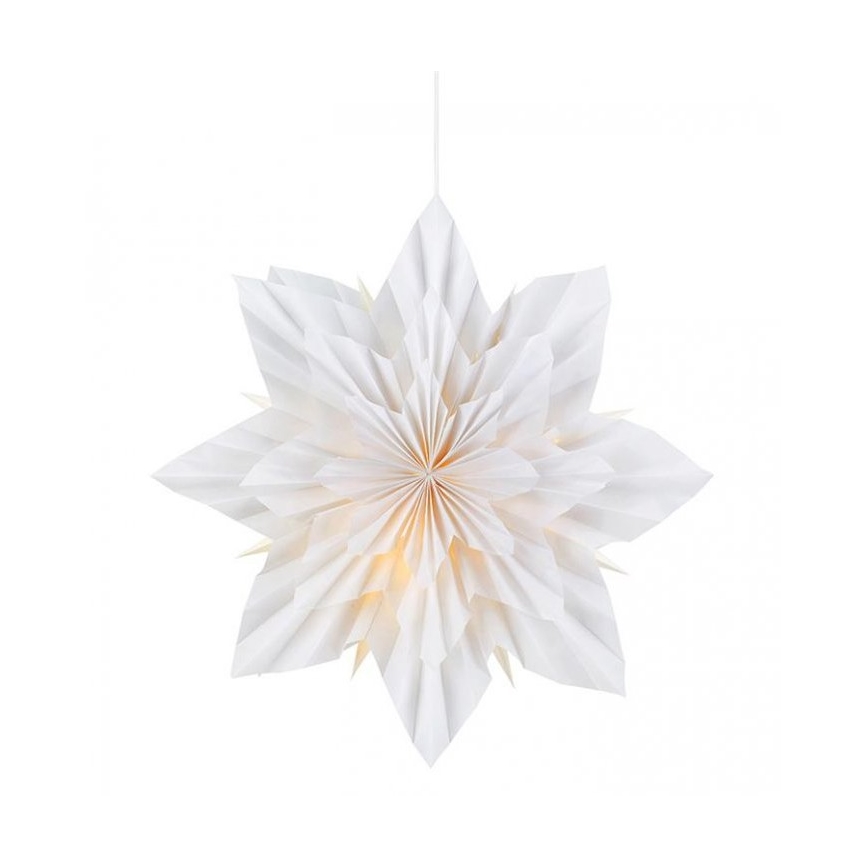 Markslöjd 705836 - Decoração exterior NEELA 1xE14/25W/230V d. 48 cm branco