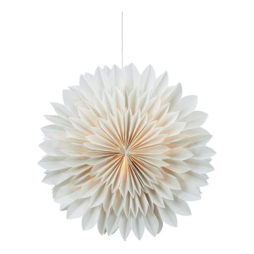 Markslöjd 705841 - Decoração de Natal SOLINA 1xE14/25W/230V diâmetro 60 cm branco