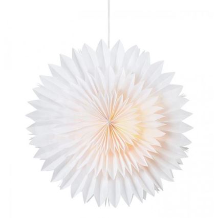 Markslöjd 705842 - Decoração de Natal SOLINA 1xE14/25W/230V d. 48 cm branco