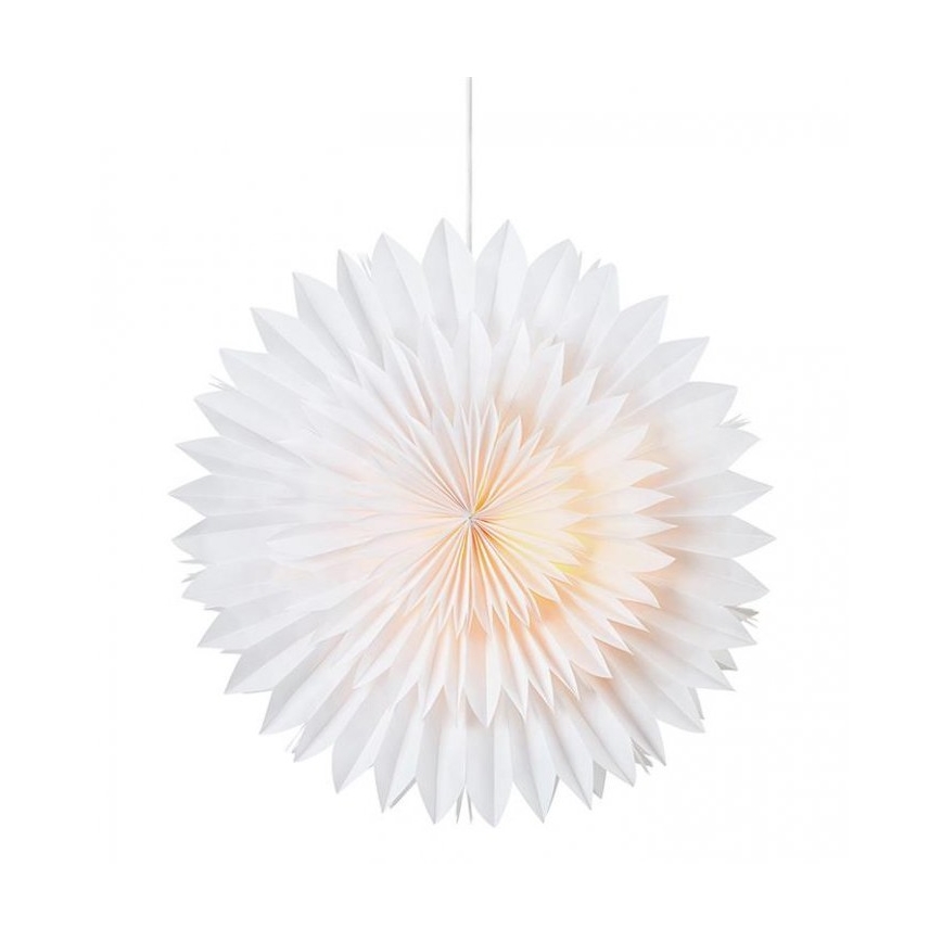 Markslöjd 705842 - Decoração de Natal SOLINA 1xE14/25W/230V d. 48 cm branco