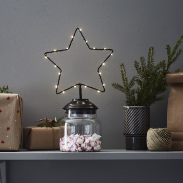 Markslöjd 705854 - Decoração de Natal LED SWEETIE LED/0,45W/3xAA estrela