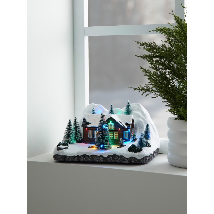 Markslöjd 705899 - Decoração de Natal LED VEMDALEN LED/0,69W/3xAA multicolor