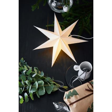 Markslöjd 705926 - Decoração de Natal LIVELY 1xE14/6W/230V Ø 45 cm branca