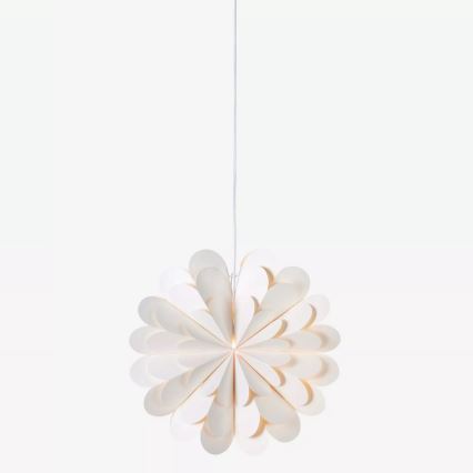 Markslöjd 705944 - Decoração de Natal MARAVILLA 1xE14/25W/230V d. 45 cm branco