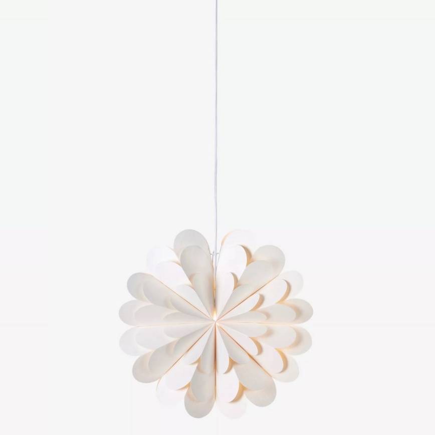 Markslöjd 705944 - Decoração de Natal MARAVILLA 1xE14/25W/230V d. 45 cm branco