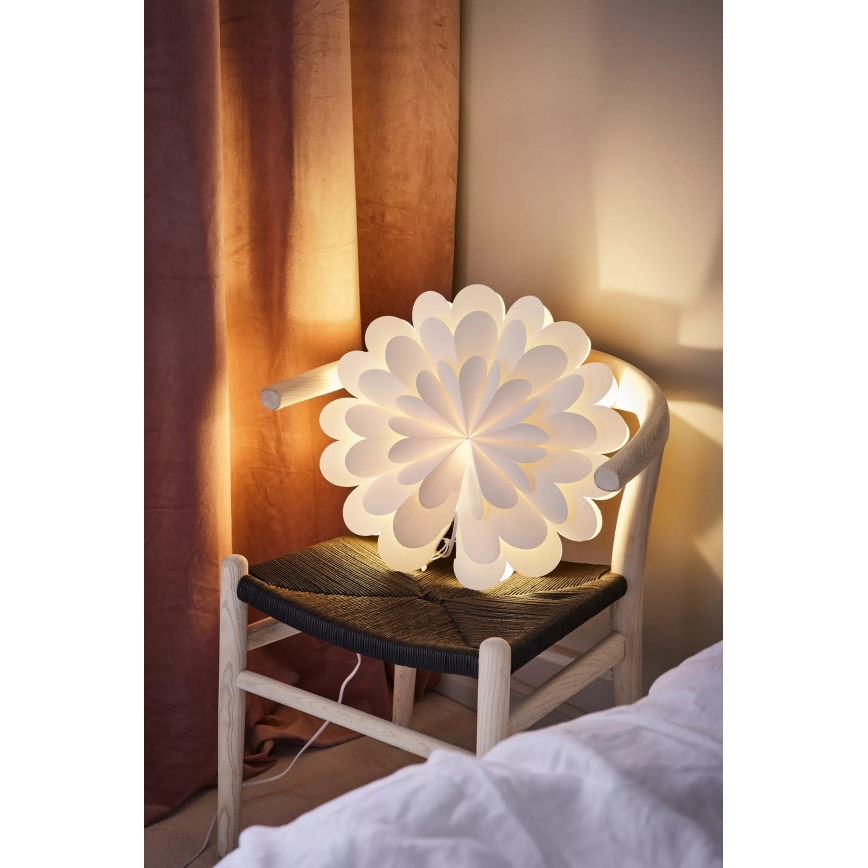 Markslöjd 705944 - Decoração de Natal MARAVILLA 1xE14/25W/230V d. 45 cm branco