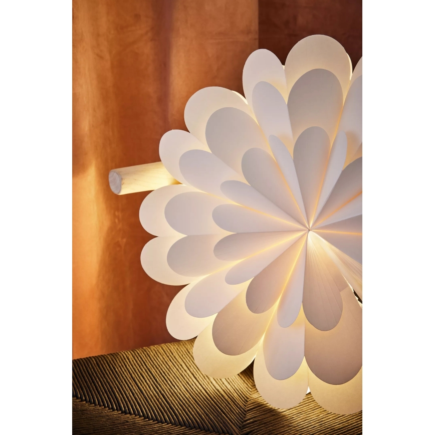 Markslöjd 705944 - Decoração de Natal MARAVILLA 1xE14/25W/230V d. 45 cm branco