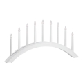 Markslöjd 705954 - Castiçal de Natal AVENTO 9xE10/3W/230V branco