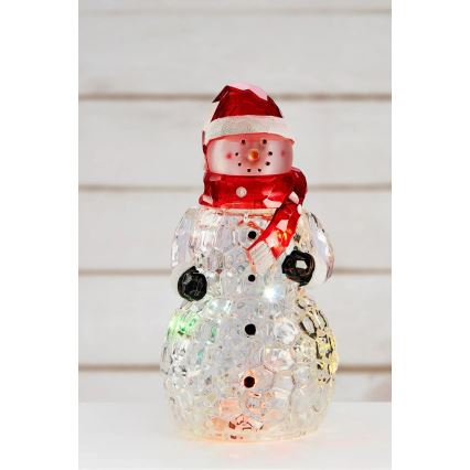 Markslöjd 706045 - Decoração de Natal LED HENRY LED/0,06W/3xAAA boneco de neve