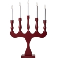 Markslöjd 706373 - Castiçal de Natal SVANEHOLM 5xE10/3W/230V pinho/vermelho