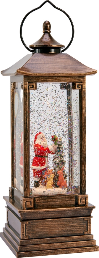 Markslöjd 706445 - Decoração de Natal LED NOEL LED/0,5W/3xAA lanterna em bronze
