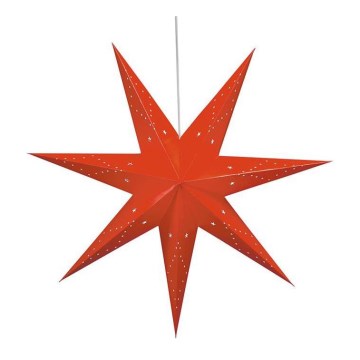 Markslöjd 8102,130 - Decoração de Natal SATURNUS 1xE14/25W/230V d. 45 cm vermelho