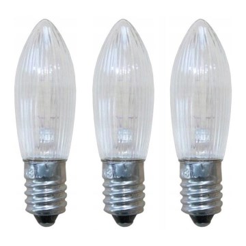 Markslöjd 8263 - CONJUNTO 3x Lâmpadas industriais de Natal TOPPLAMPA E10/3W/34V
