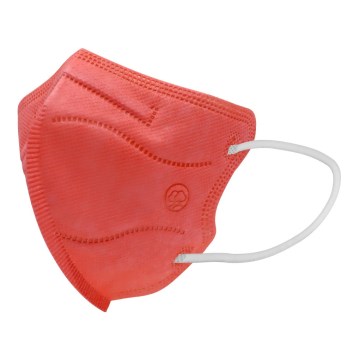 Máscara de tamanho de criança FFP2 Kids NR CE 0370 rosa escuro 1pcs