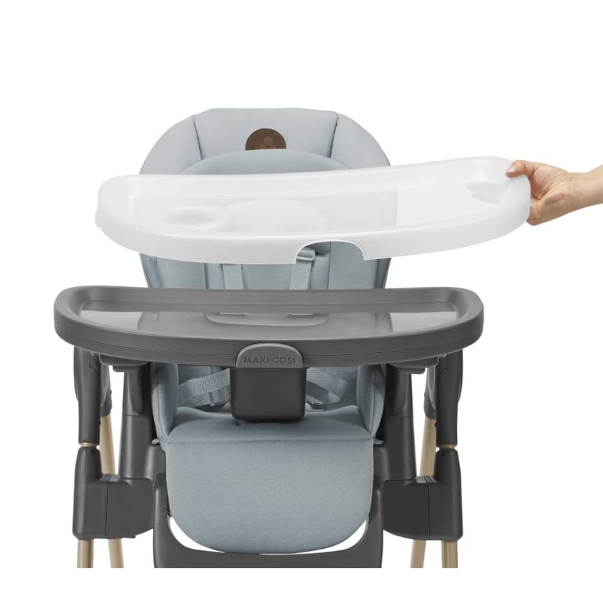 Maxi-Cosi - Cadeira de refeição para criança 6em1 MINLA cinzento/branco