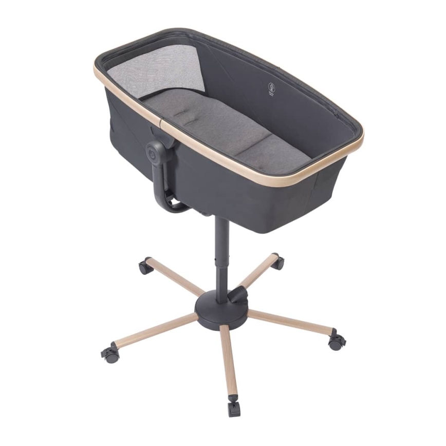 Maxi-Cosi - Cesta de bebé 3em1 ALBA cinzento