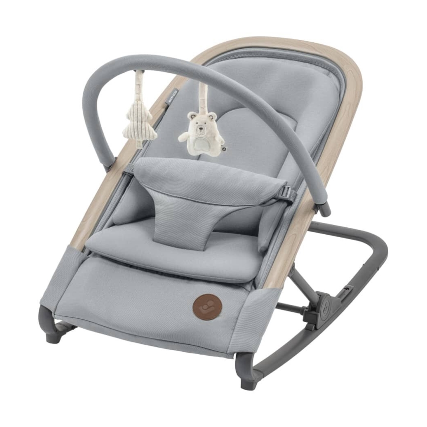 Maxi-Cosi - Espreguiçadeira para bebé 2em1 KORI cinzento claro