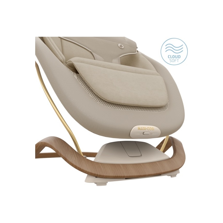 Maxi-Cosi - Espreguiçadeira vibratória para bebé DOVE PRO 3xAA bege