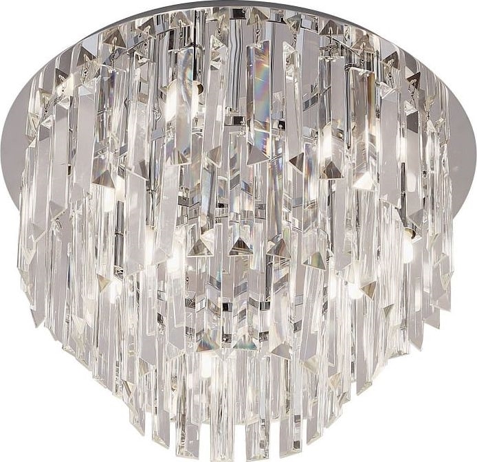 MAXLIGHT C0136 - Iluminação de teto MONACO 9xG9/40W/230V diâmetro 42 cm cromado brilhante
