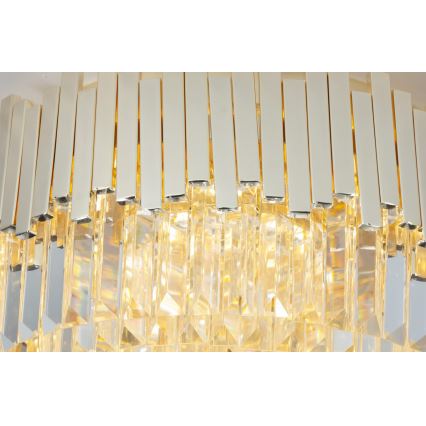 MAXLIGHT C0164 - Iluminação de teto TREND 15xE14/40W/230V diâmetro 60 cm dourado