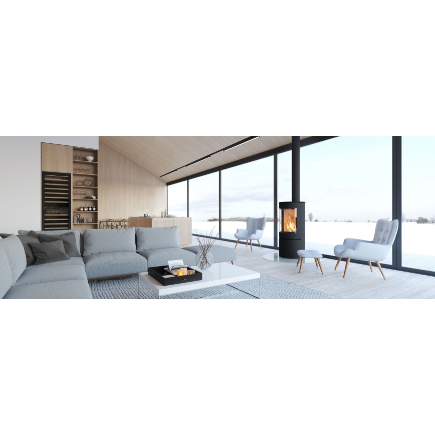 MAXLIGHT C0190D - Iluminação de teto LED com regulação LINEAR LED/18W/230V 57 cm preto