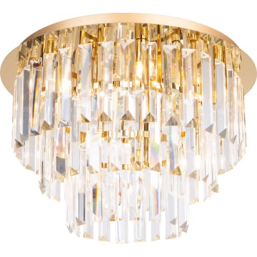 MAXLIGHT C0205 - Iluminação de teto MONACO 9xG9/40W/230V diâmetro 42 cm dourado