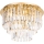 MAXLIGHT C0205 - Iluminação de teto MONACO 9xG9/40W/230V diâmetro 42 cm dourado