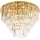 MAXLIGHT C0206 - Iluminação de teto MONACO 15xG9/40W/230V diâmetro 60 cm dourado