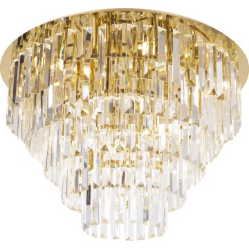 MAXLIGHT C0224 - Iluminação de teto MONACO 16xG9/40W/230V diâmetro 80 cm dourado
