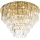 MAXLIGHT C0224 - Iluminação de teto MONACO 16xG9/40W/230V diâmetro 80 cm dourado