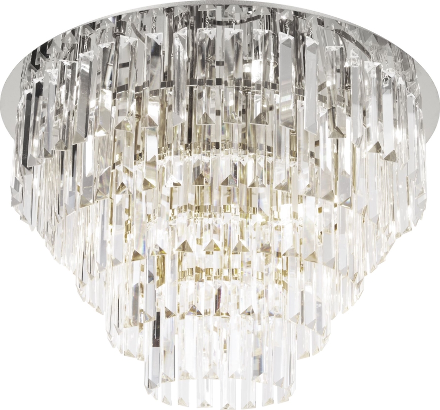 MAXLIGHT C0225 - Iluminação de teto MONACO 16xG9/40W/230V diâmetro 80 cm cromado brilhante