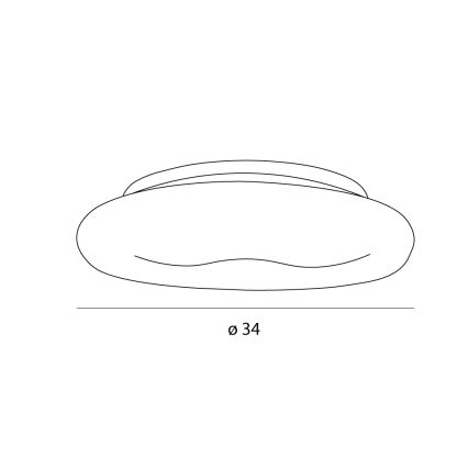 MAXLIGHT C0233 - Iluminação de teto LED DUO LED/10W/230V diâmetro 34 cm branco