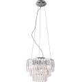 MAXLIGHT P0259 - Candeeiro suspenso MONACO 9xG9/40W/230V diâmetro 42 cm cromado brilhante