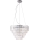 MAXLIGHT P0260 - Candeeiro suspenso MONACO 15xG9/40W/230V diâmetro 60 cm cromado brilhante