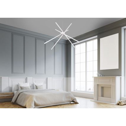 MAXLIGHT P0270 - Candeeiro suspenso LED ARANHA LED/33W/230V branco