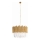 MAXLIGHT P0284 - Candeeiro suspenso VOGUE 12xE14/40W/230V diâmetro 60 cm dourado