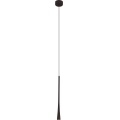 MAXLIGHT P0372 - Candeeiro suspenso LED CAFÉ LED/7W/230V diâmetro 3 cm preto