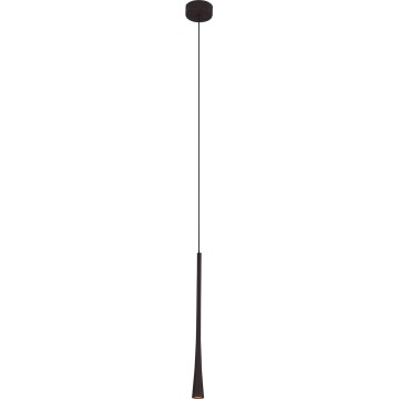 MAXLIGHT P0372 - Candeeiro suspenso LED CAFÉ LED/7W/230V diâmetro 3 cm preto