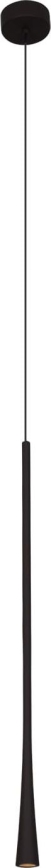 MAXLIGHT P0373 - Candeeiro suspenso LED CAFÉ LED/7W/230V diâmetro 3 cm preto