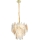 MAXLIGHT P0417 - Candeeiro suspenso ARWENA 7xE14/40W/230V diâmetro 50 cm dourado