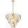 MAXLIGHT P0418 - Candeeiro suspenso ARWENA 15xE14/40W/230V diâmetro 80 cm dourado