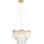MAXLIGHT P0423 - Candeeiro suspenso MONACO 9xG9/40W/230V diâmetro 42 cm dourado