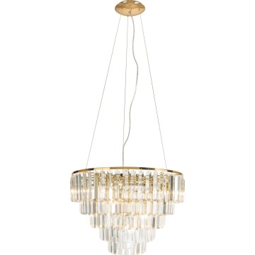 MAXLIGHT P0424 - Candeeiro suspenso MONACO 15xG9/40W/230V diâmetro 60 cm dourado