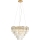 MAXLIGHT P0424 - Candeeiro suspenso MONACO 15xG9/40W/230V diâmetro 60 cm dourado