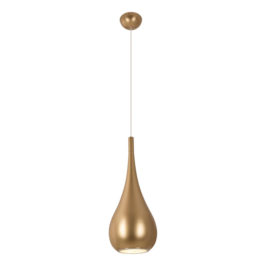 MAXLIGHT P0436 - Candeeiro suspenso DROP 1xE27/40W/230V diâmetro 20 cm dourado