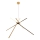 MAXLIGHT P0457 - Candeeiro suspenso LED ARANHA LED/33W/230V dourado