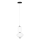 MAXLIGHT P0467 - Candeeiro suspenso LED AKIKO LED/16W/230V diâmetro 20 cm branco