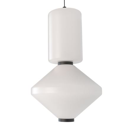 MAXLIGHT P0467 - Candeeiro suspenso LED AKIKO LED/16W/230V diâmetro 20 cm branco